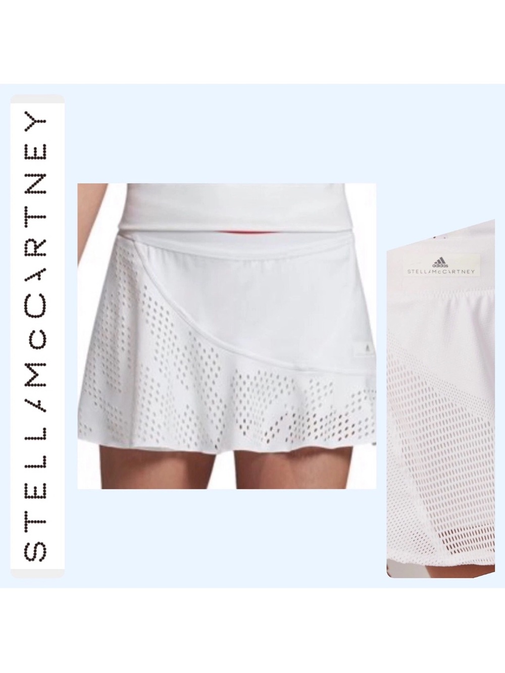 Adidas by Stella McCartney Barricade Skirt - White - XS